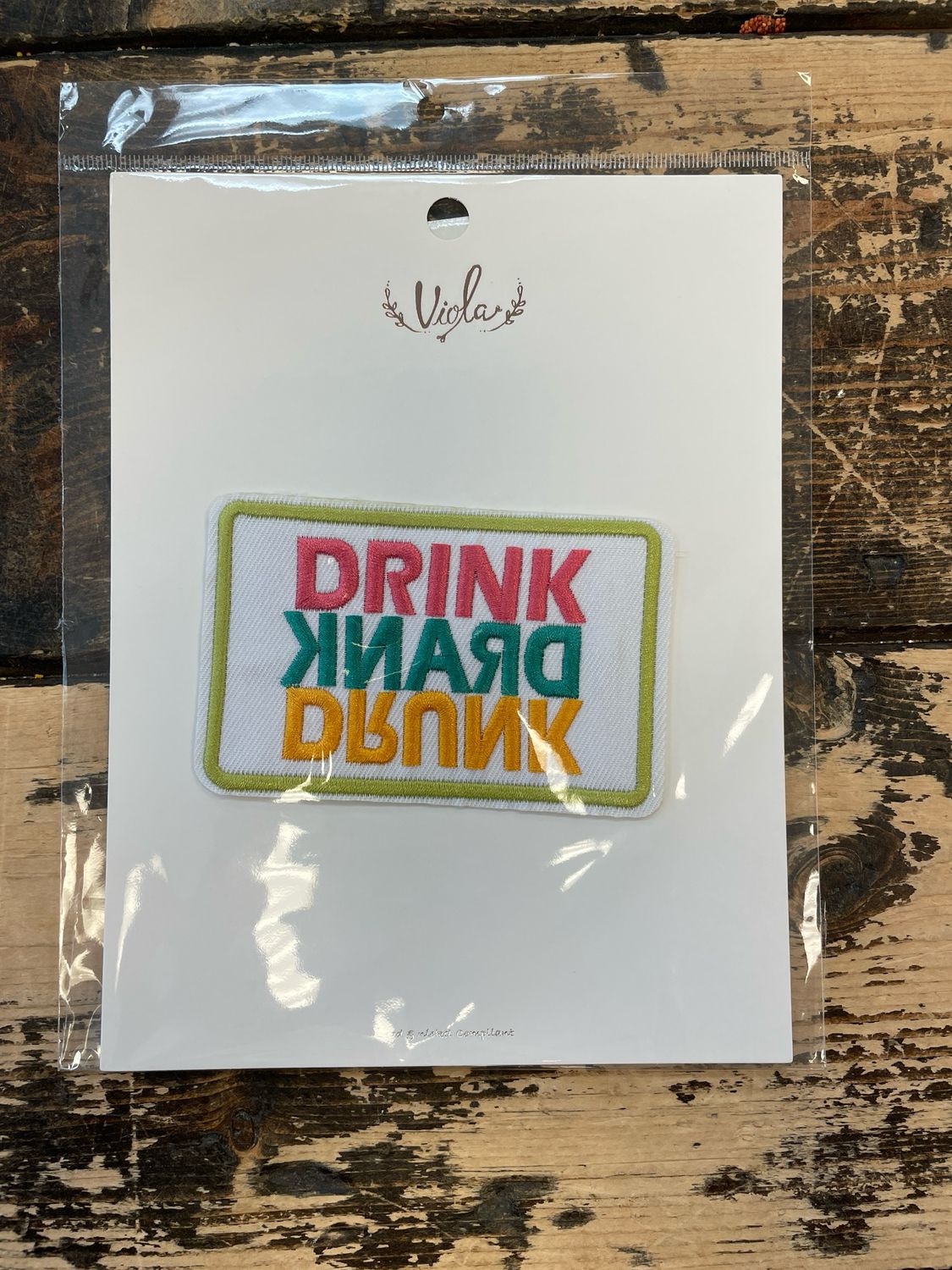 DV 1pk Drink Drank Drunk Patch