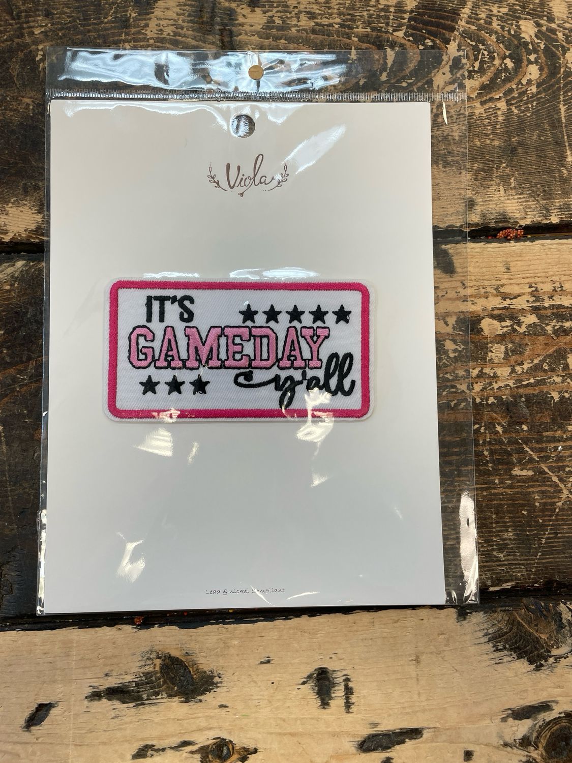 DV 1pk Gameday Patch