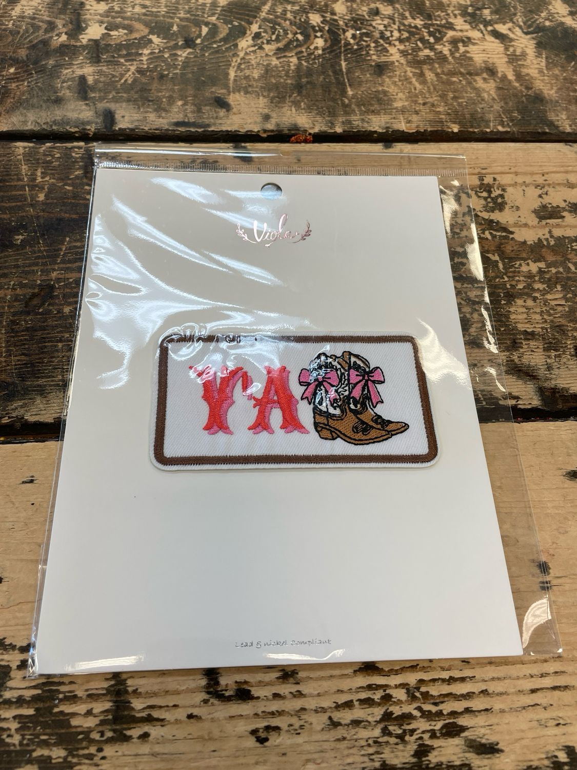 DV 1pk Y&#39;all Boots Patch