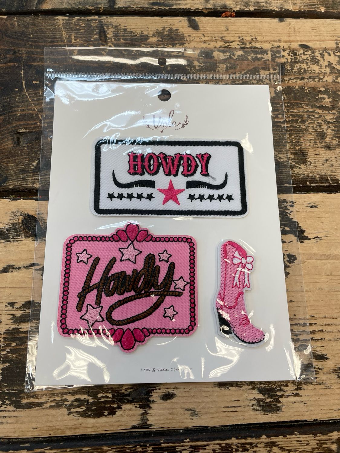 DV 3pk Howdy Patches