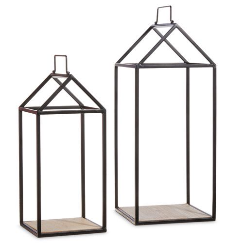 Raz Lg 24x10x10 Open Black Lantern