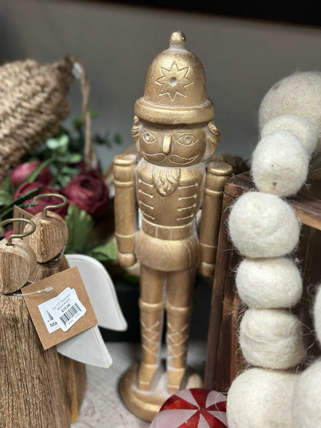 PDG 12.25&quot; Dome Gold Nutcracker