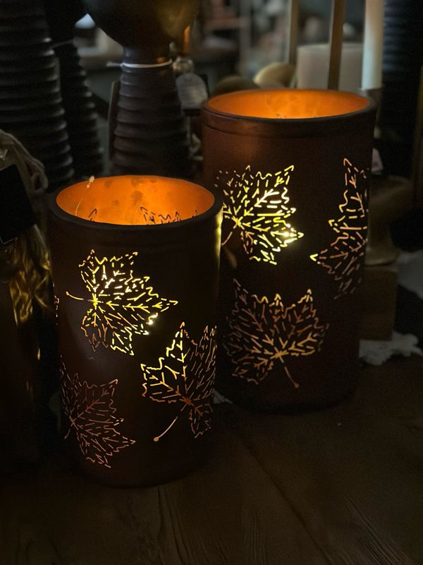 PDG Sm Leaf Lantern 10x6