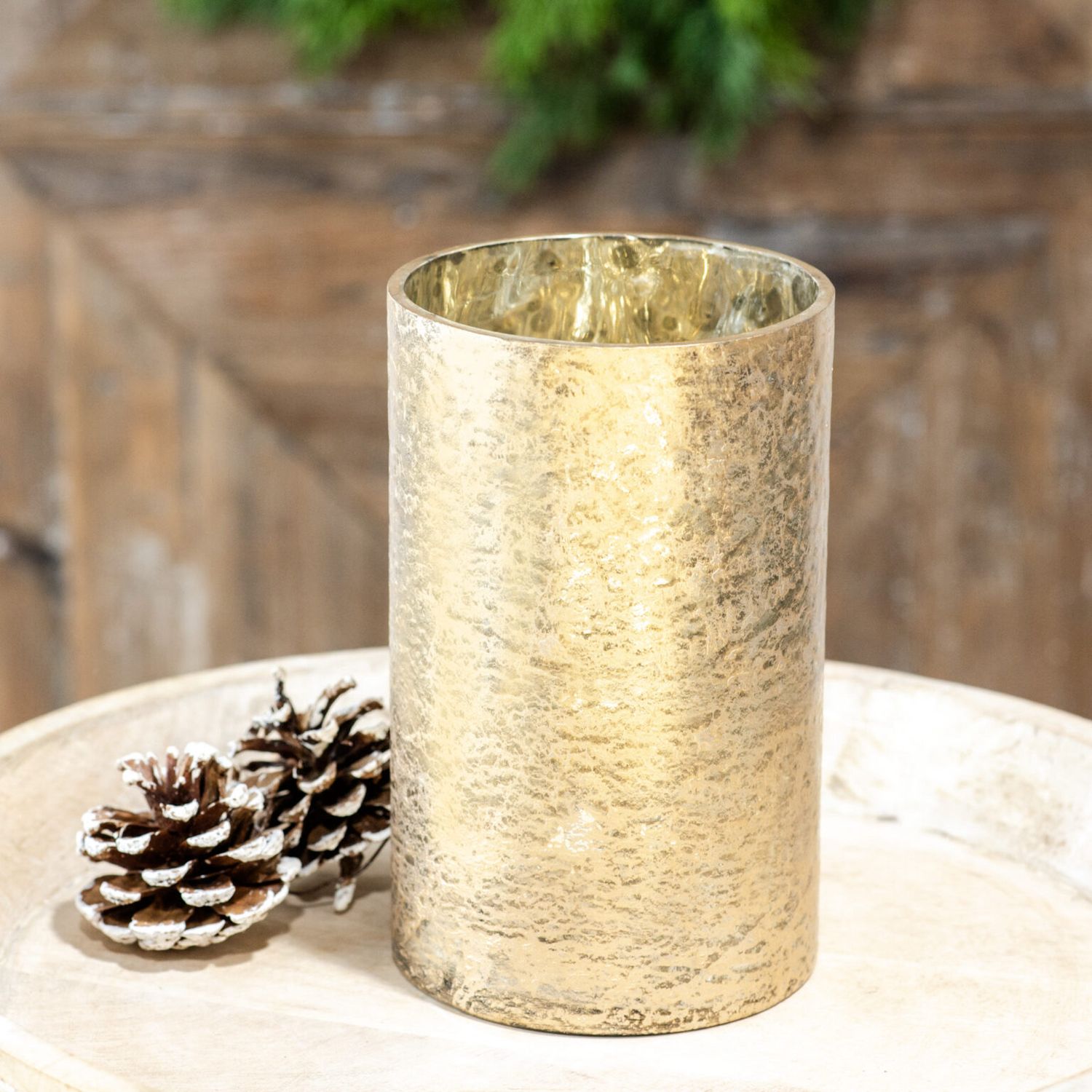 PDG 7.5&quot; Gold Foil Vase