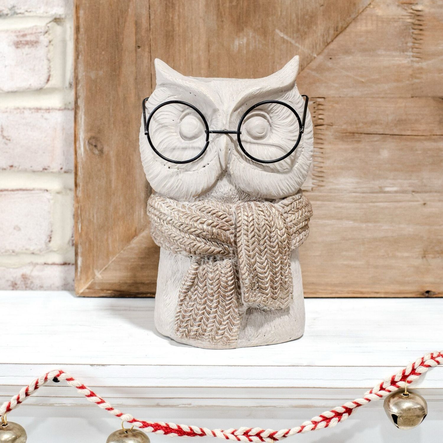 PDG 8.25&quot; Eyeglass Owl Vase