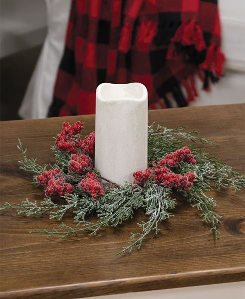 Col 3.5&quot; Inner Cedar Berry Candle Ring