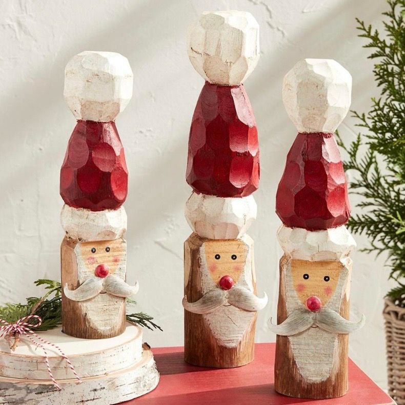 MP 14" Md Santa Wood Block