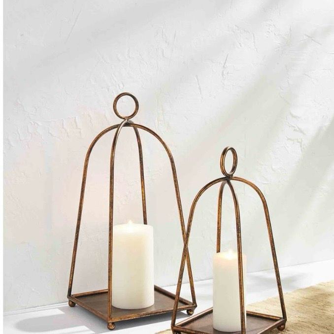 MP Lg Metal Lantern 20x8.75x8.75