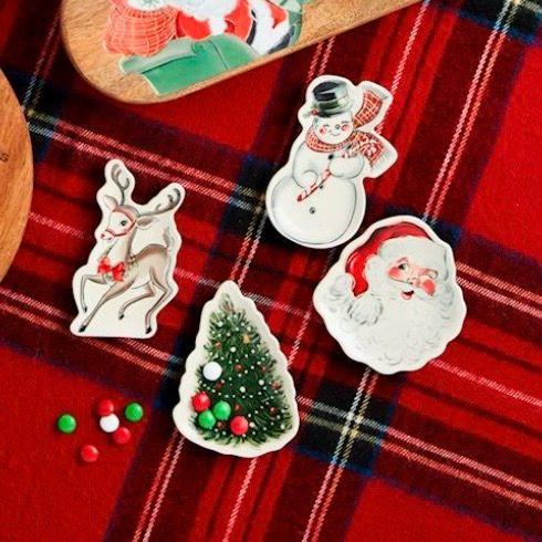 MP Santa Tidbit Plate 4.75x4.5
