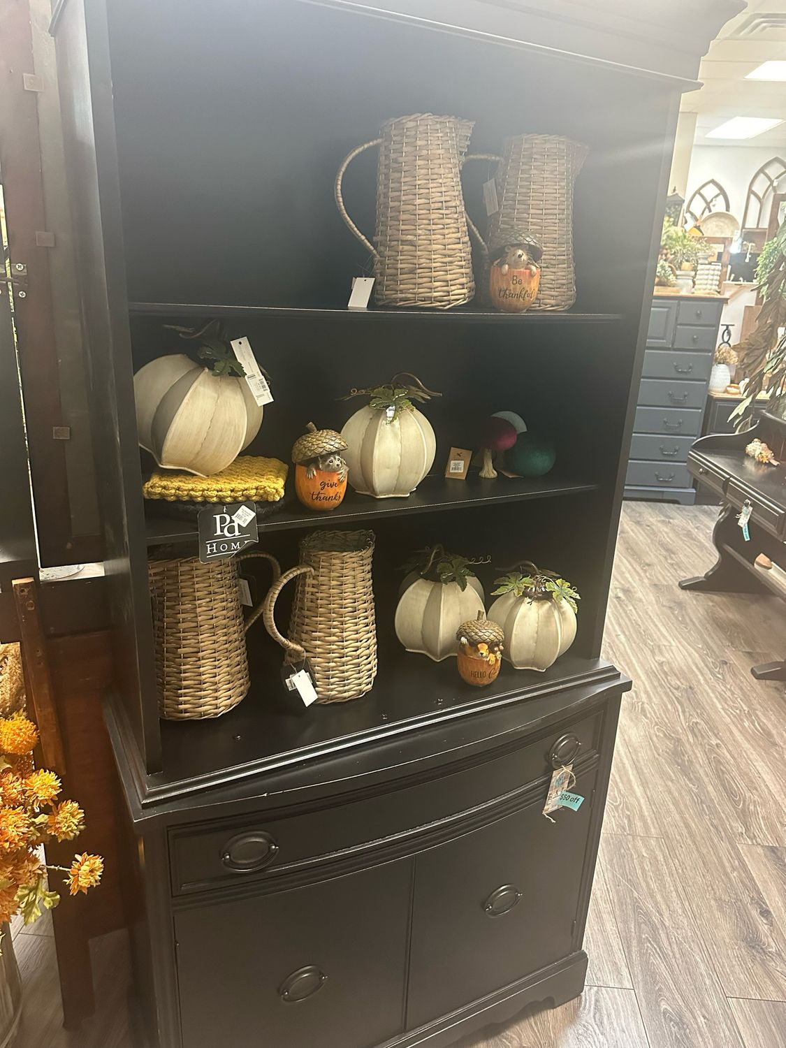 VV Black Open Hutch 34x15x72 Sale