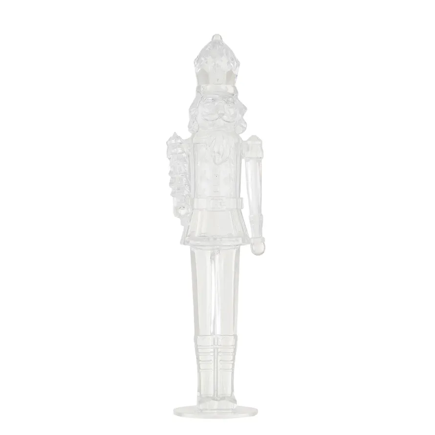 Cco Acrylic Nutcracker 3x3x12.25