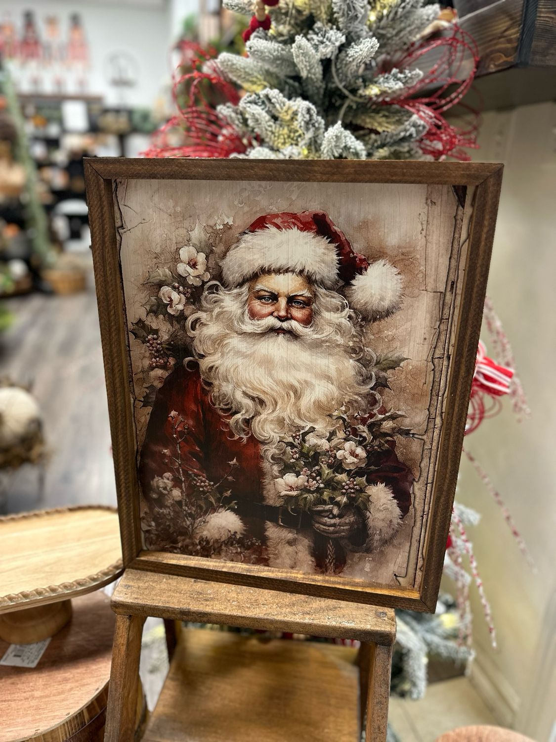 Jarmz 16x20 Santa Flower