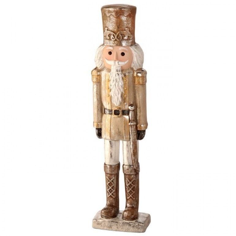 Reg 26&quot; Paperstone Guilded Nutcracker