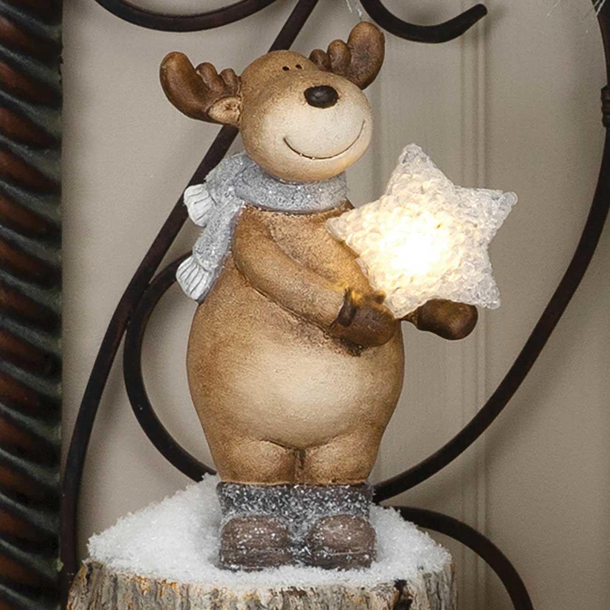 Mer Moose Led Star