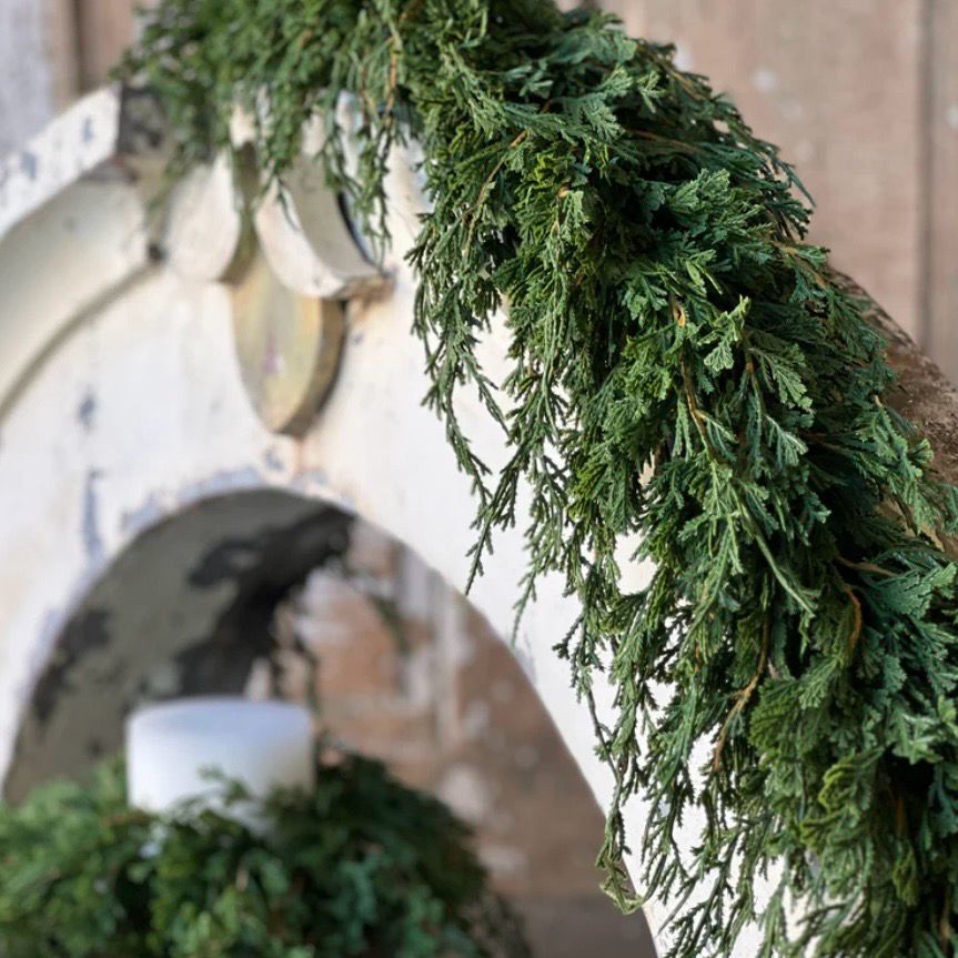Lan 6&#39; Emerald Falls Garland