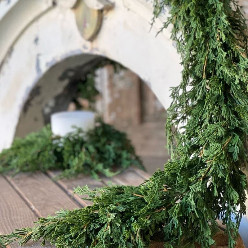 Lan 6' Emerald Falls Garland