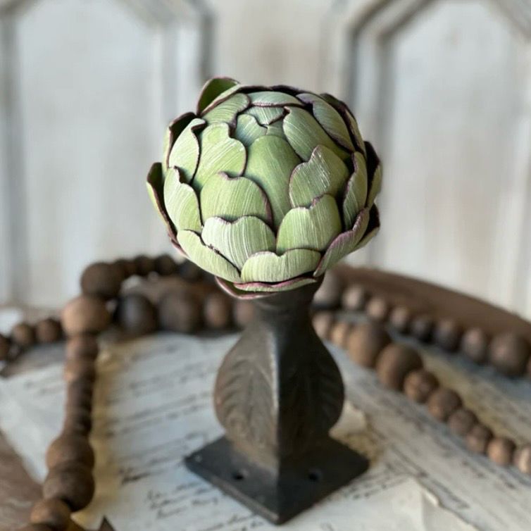 Lan 7" Green Artichoke Stem