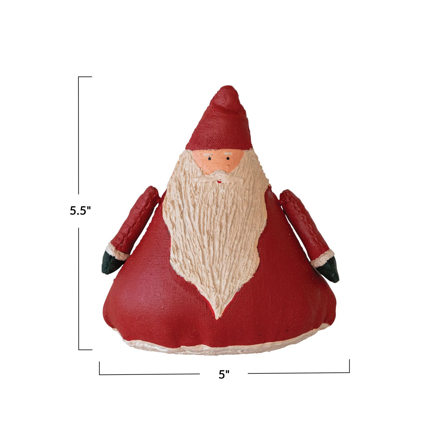 CCO Painted Santa 5x5.5