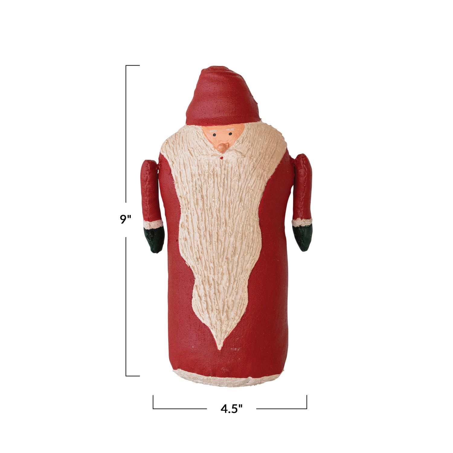 CCO Painted Santa 9&quot; H