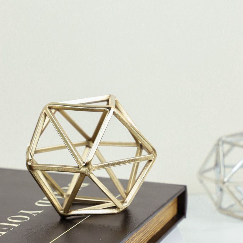 Pdg 4&quot; Gold Deco Ball