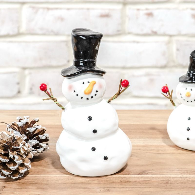 Pdg 7.5&quot; Snowman Ceramic