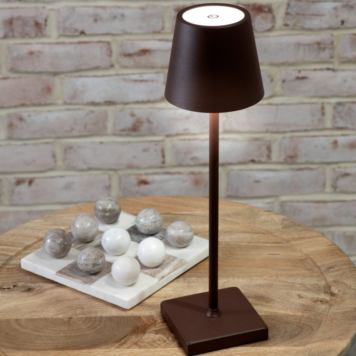 PDG Brown 15&quot; Rechargeable Lamp
