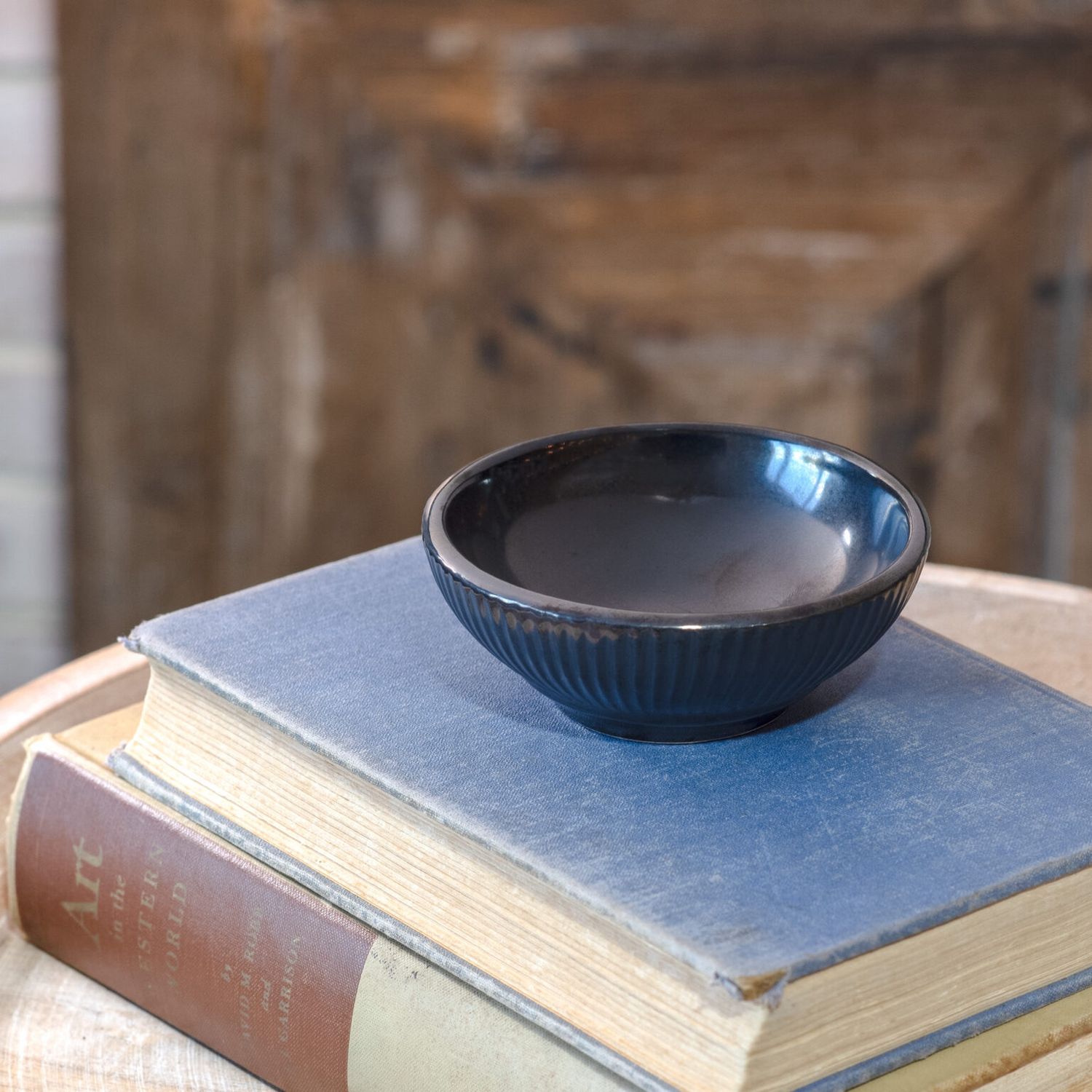 PDG 4” black ceramic bowl