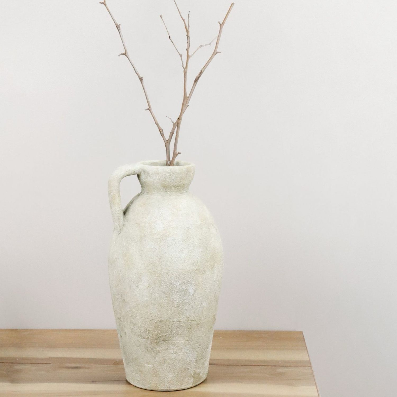 PDG 15.75&quot; Nat Ceramic Vase