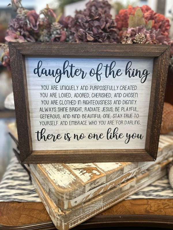 Jarmz 11x9 Daughter Of The King Wt