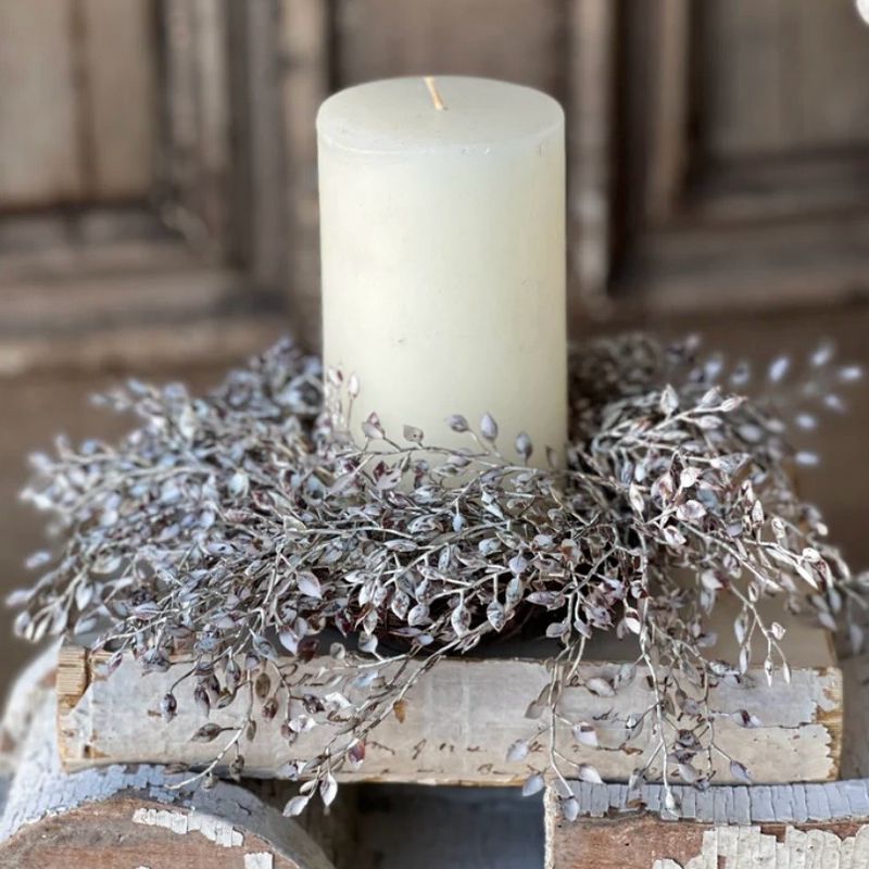 Lan 3.5" Luna Candle Ring Brown