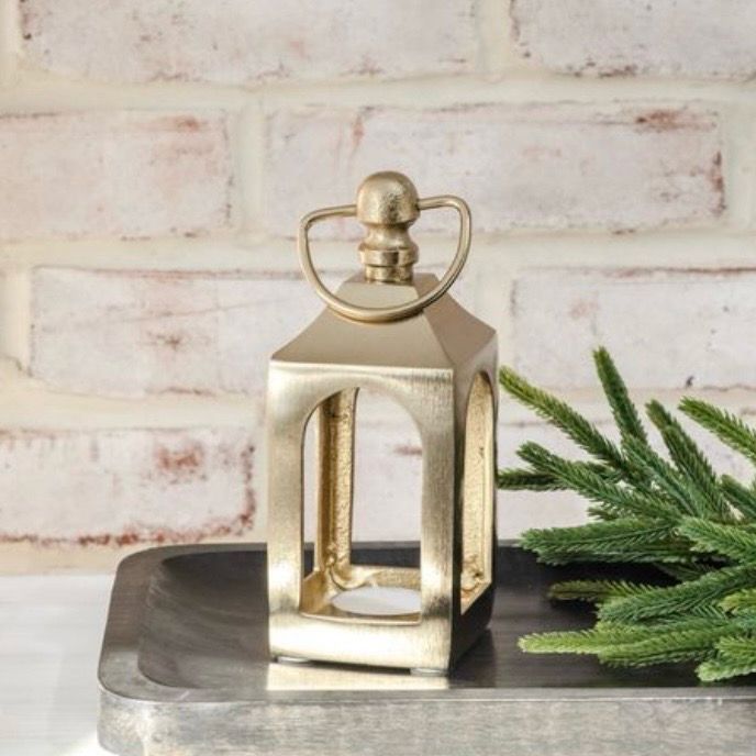 Pdg 7&quot; Mini Gold Lantern