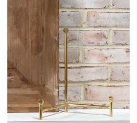 PDG 12&quot; Brass Straight Easel