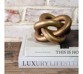 Pdg Gold 6&quot; Linked Wood Knot