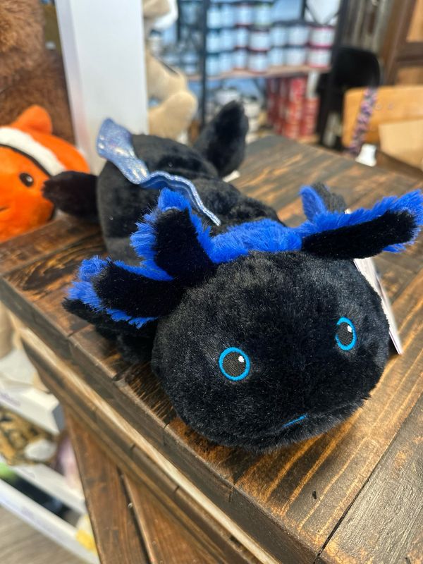 Warmies Black Axolotol
