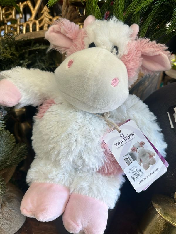 Warmies Strawberry Cow