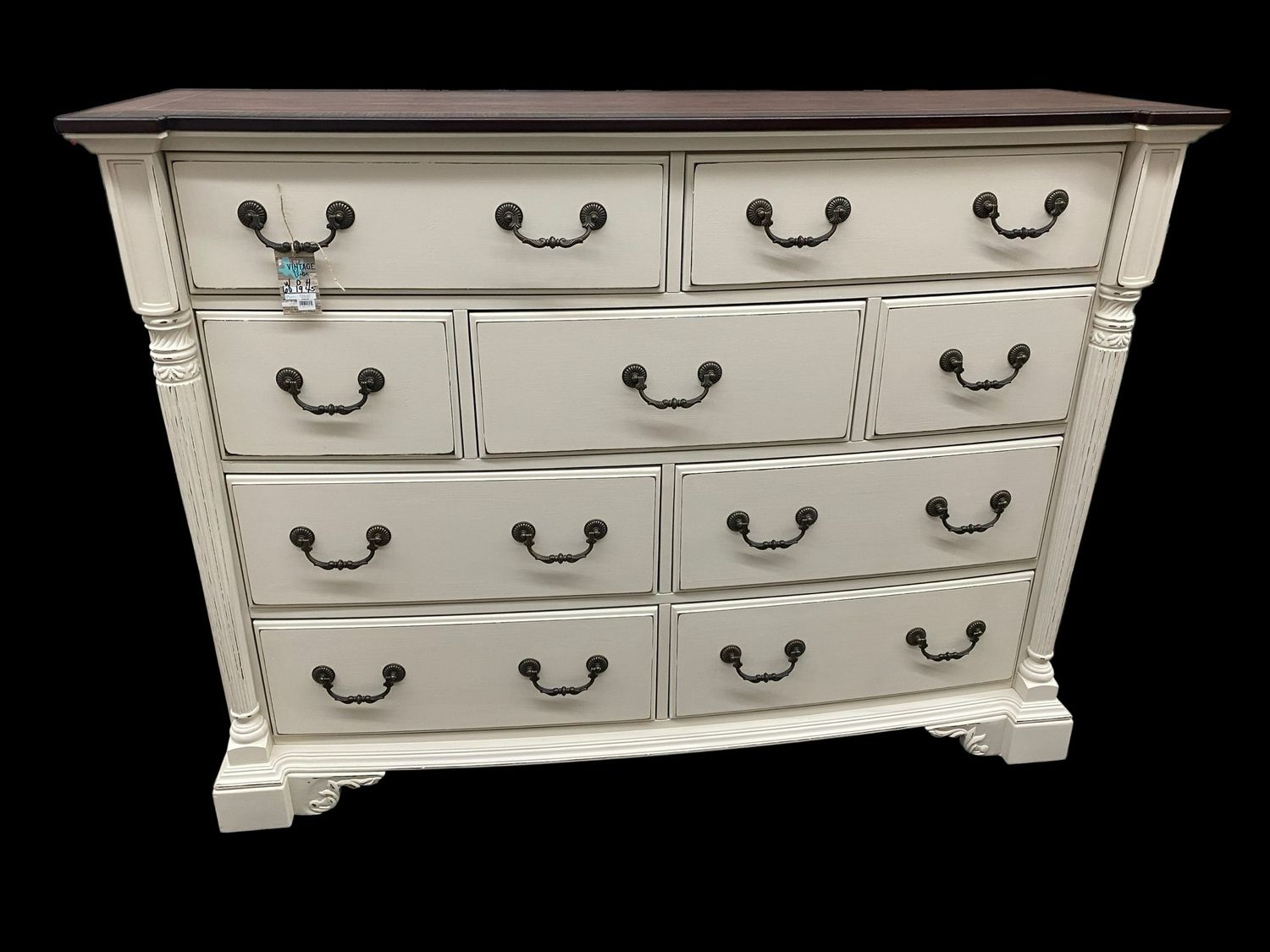 VV Drop Cloth Tall Dresser 60x19x45 Sale 