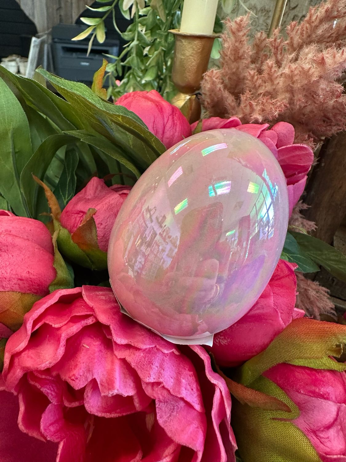 BB Ceramic Egg 2.5&quot; Pink