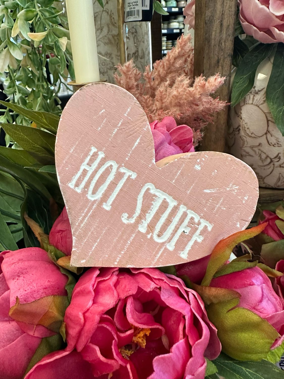 WTC Hot Stuff Pink Heart 4x3.5