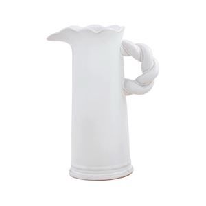 MP Lg Twisted Handle Pitcher Vase 6.75"
