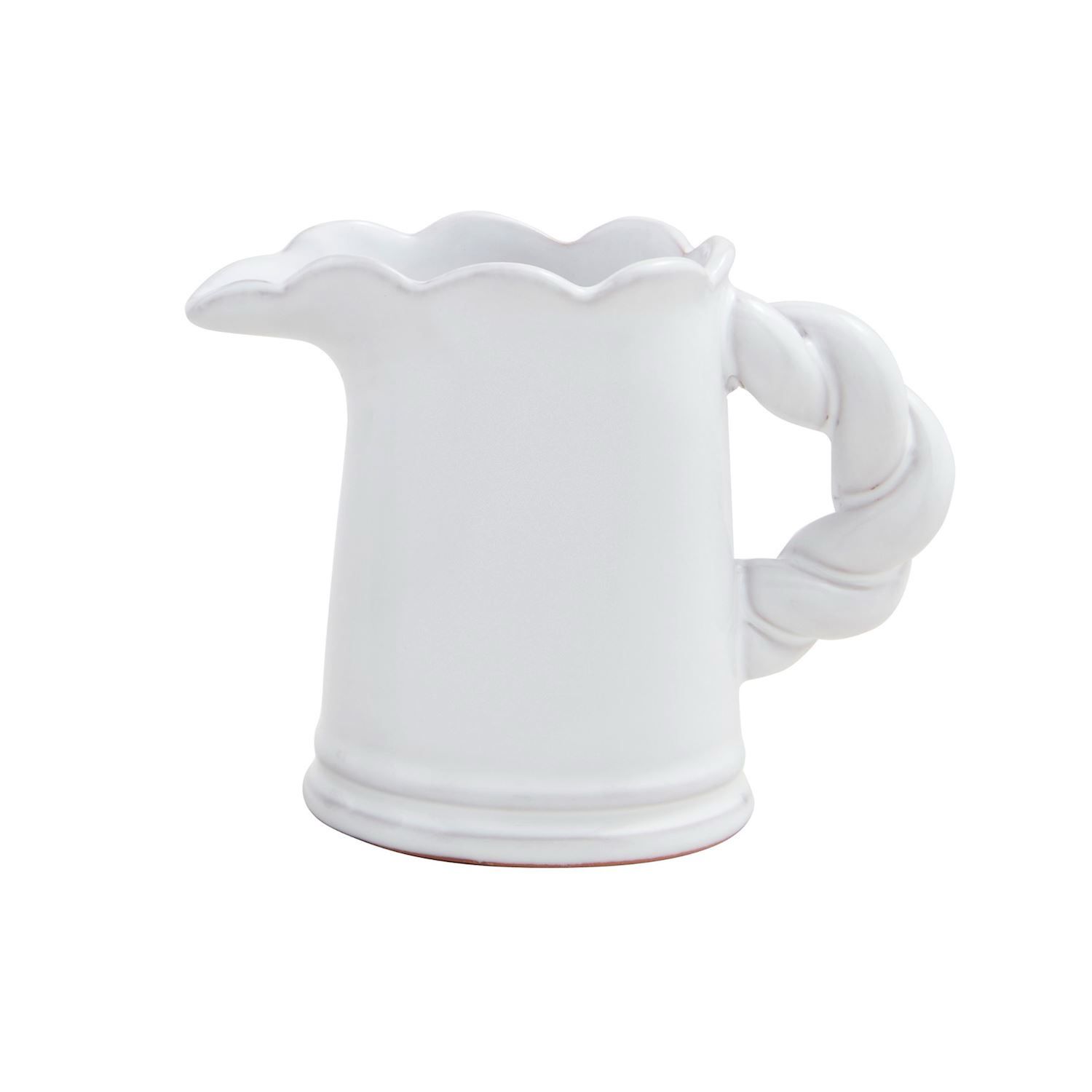 MP Sm Twisted Handle Pitcher Vase 4.25&quot;