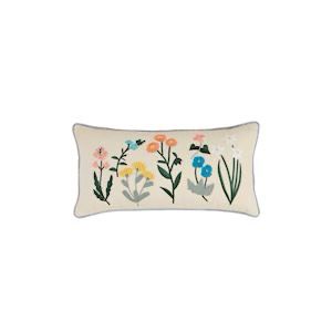 MP Lumbar Botanic Stem Emb Pillow
