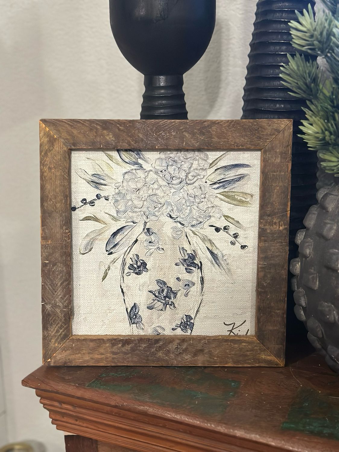 SCM 12x12 Lt Blue Hydrangea