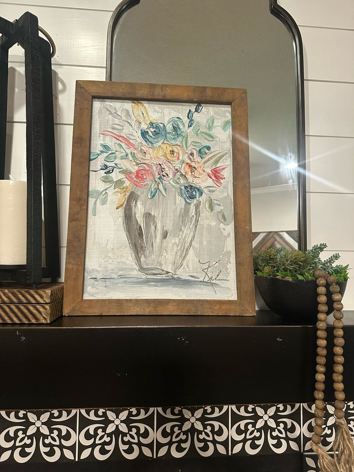 SCM 18x24 Grey Vase Multi