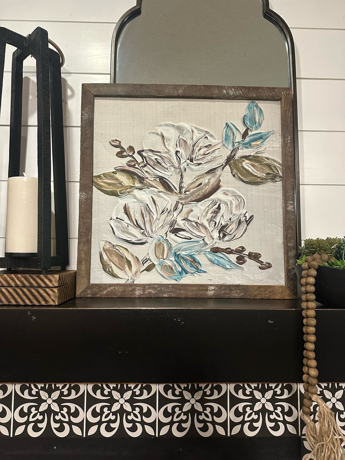 SCM 24x24 White/turq