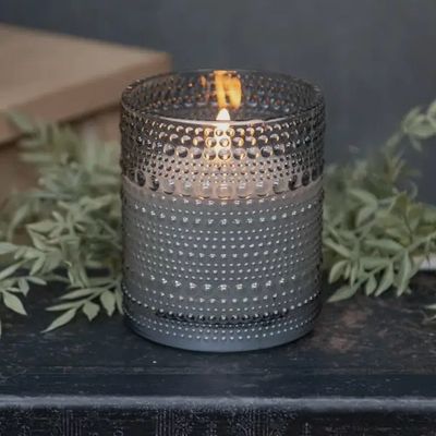 Rag 4" Grey Dotted Led