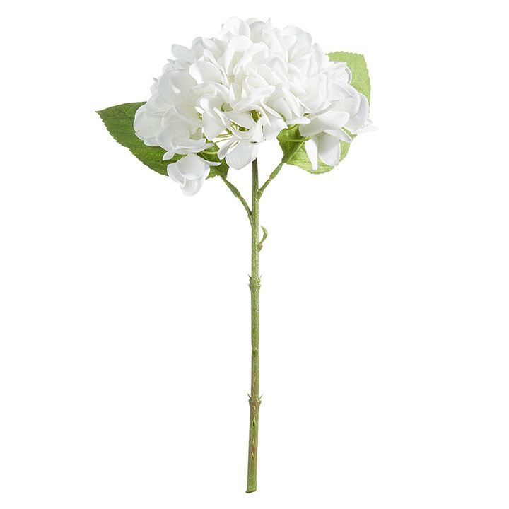 Raz 13&quot; White Hydrangea Real Touch
