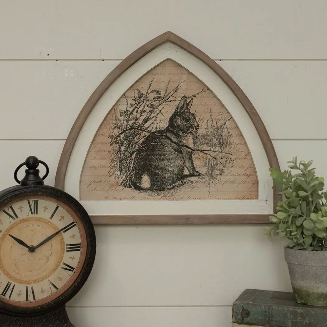 Rag Restful Rabbit Sign 18x15.5
