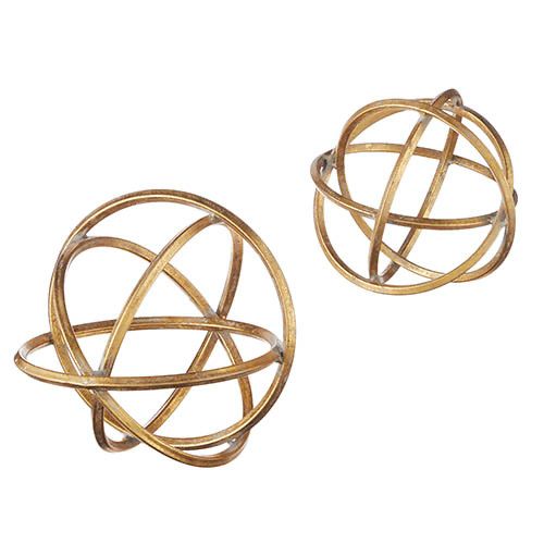 Raz Lg 8.25&quot; Gold Orb