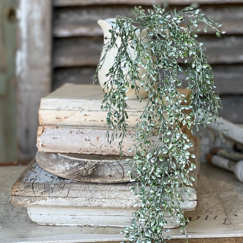 Lan Grn 24" Little Luna Leaves Hanging