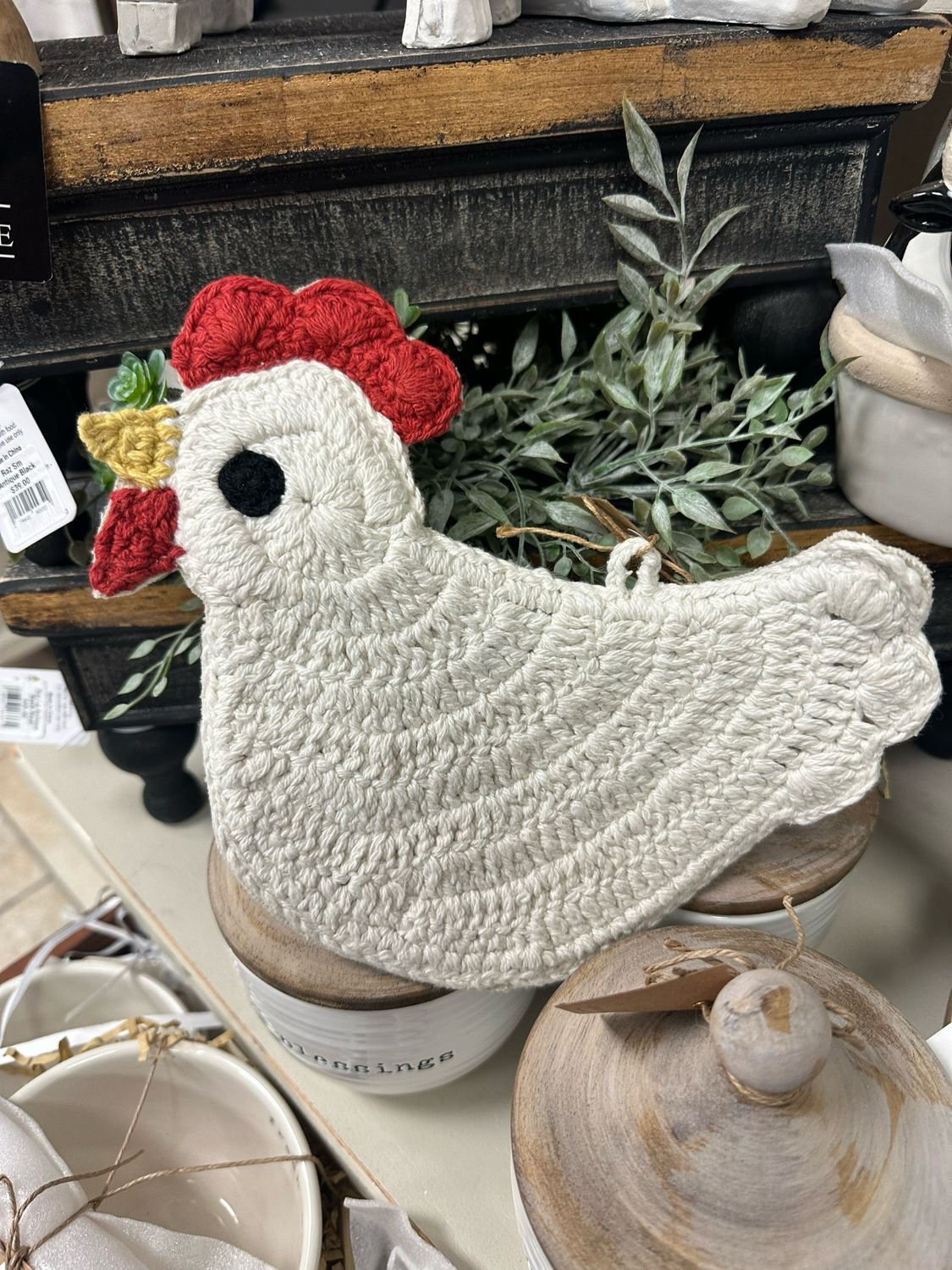 MP Chicken Crochet Trivet